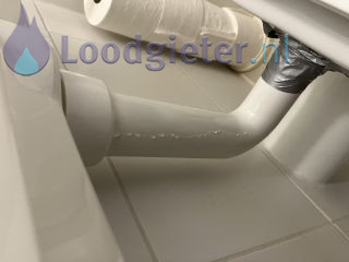 Loodgieter Leeuwarden Lekkage manchet van toilet