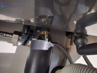 Loodgieter Quooker Inlaatcombinatie van Quooker lekt