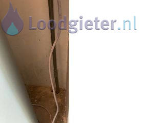 Loodgieter Leiding doorboord Leiding doorboord