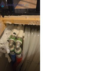 Loodgieter Leiding doorboord Doorboorde cv leiding