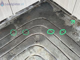 Loodgieter Waterleiding doorboord Waterleiding doorboord